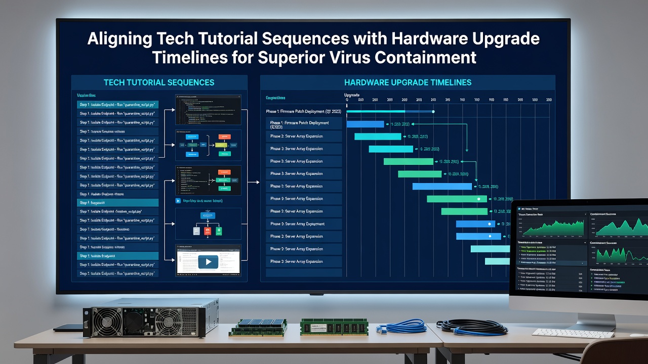 Diagram showing tutorial phases aligned with hardware refresh points in a timeline format